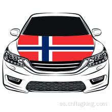 La bandera de la campana del coche de la bandera de Noruega de la Copa del mundo 100 * 150cm